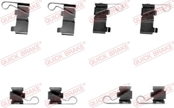 Accessory Kit, disc brake pad